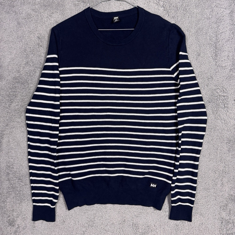 Helly Hansen Sweater Mens L Pullover Base Layer Crewneck Knit Organic Cotton